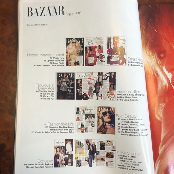 Harper’s Bazaar Magazine August 2006 Britney Spears Cover - Picture 4 of 14